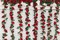 2 Pack (16FT) Artificial Rose Vine Flowers Plants Fake Flower Vine for Wedding Home Party Garden Craft Art Decor Red
